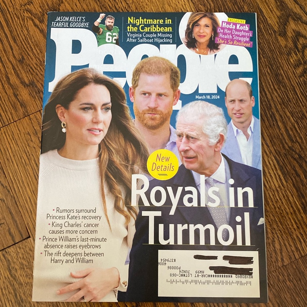 People Magazine - March 18 2024 - The Royal Family - Jason Kelce - Hoda Kotb